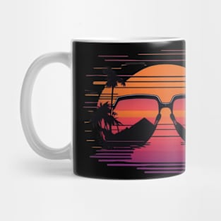 sunset sunglasses Mug